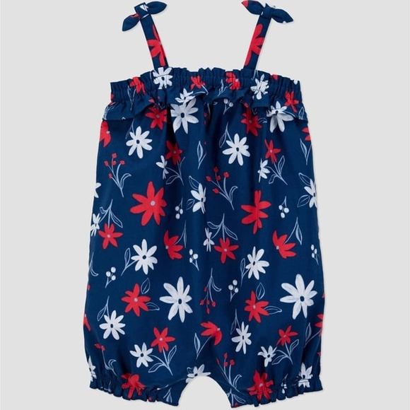 Carter's Other - Carter's Navy Floral Romper